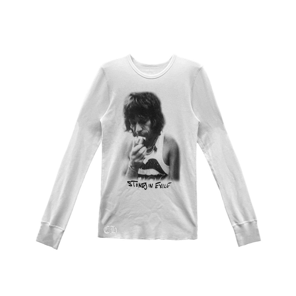 Chrome Hearts Rolling Stones Exclusive Waffle Long Sleeve T - SHENGLI ROAD MARKET