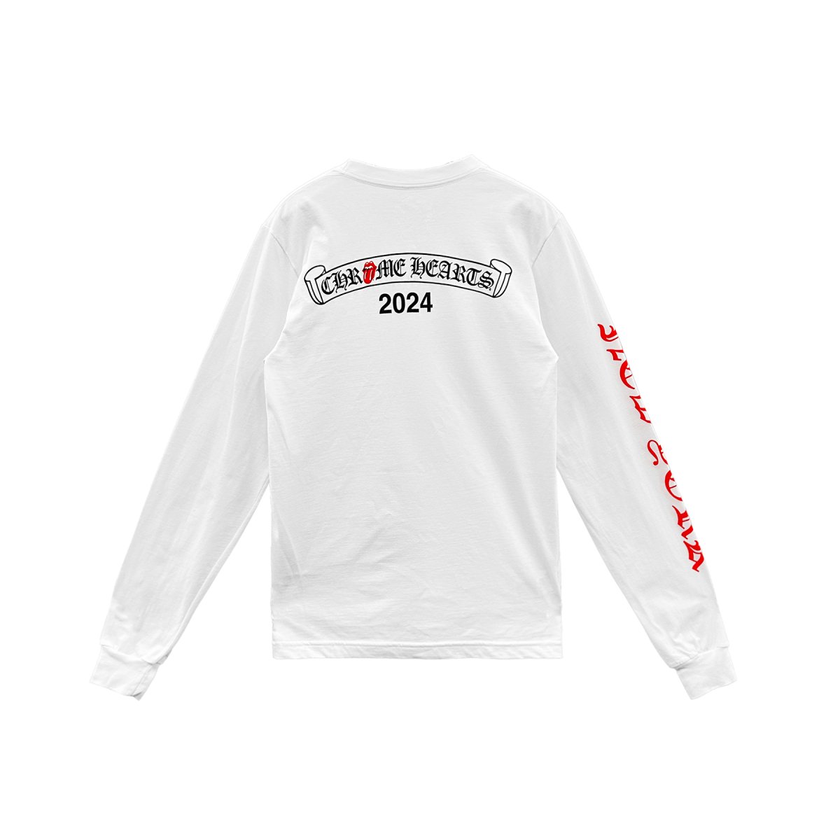 Chrome Hearts Rolling Stones Red Tongue Long Sleeve Shirt - SHENGLI ROAD MARKET