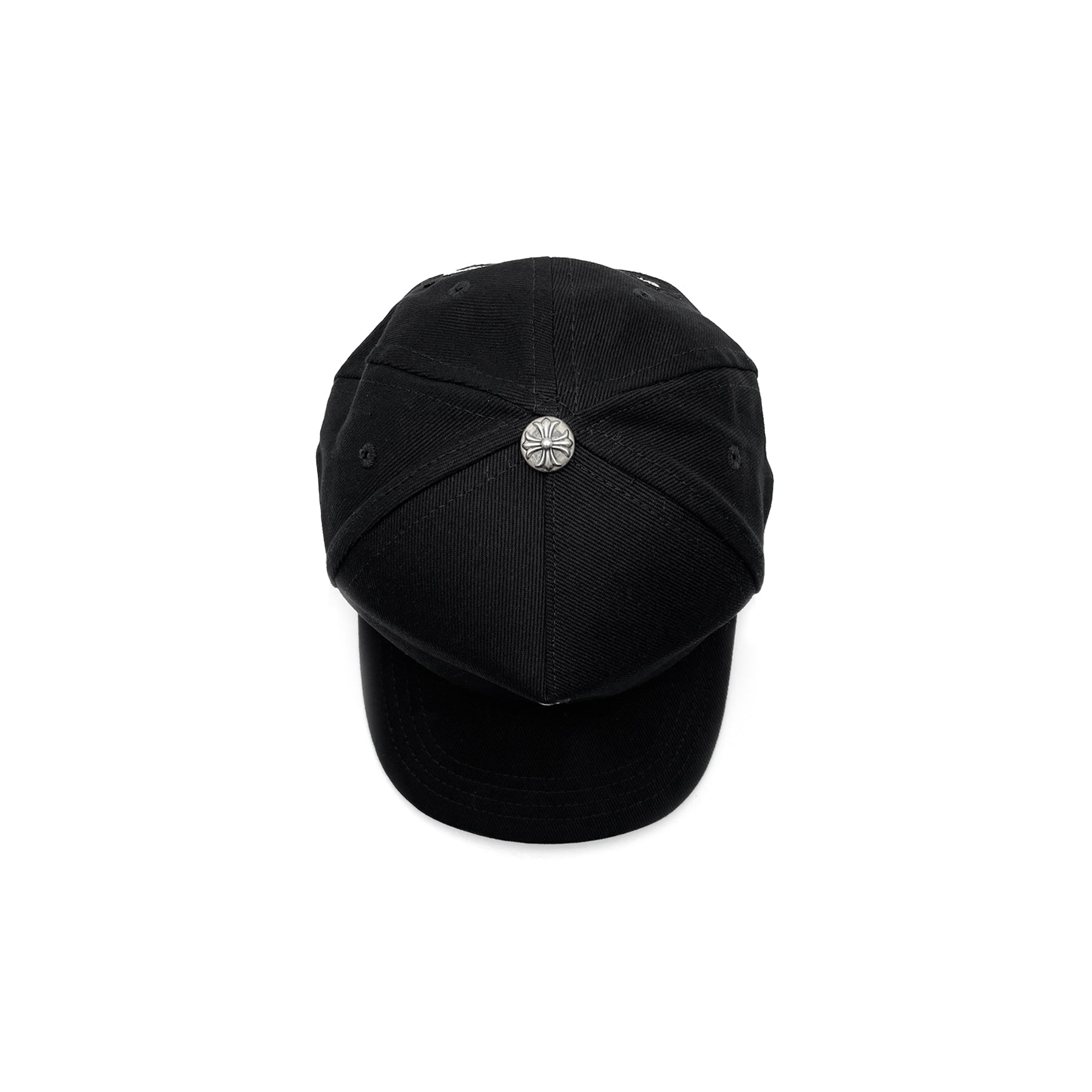 Chrome Hearts RS3 Triple Cross Embriodered Black Baseball Cap