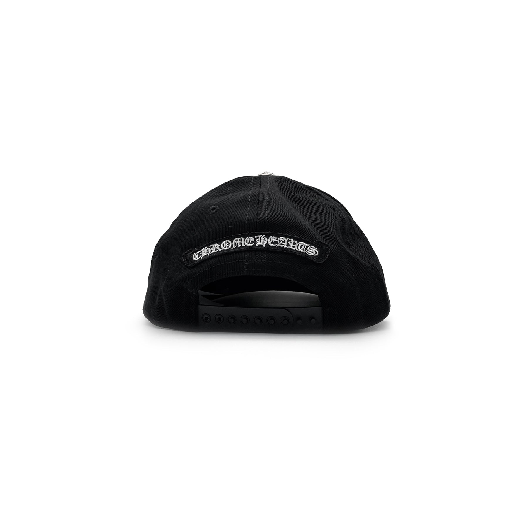 CHROME HEARTS RS3 Cross ブラック ベースボールキャップ Chrome Hearts RS3 Triple Cross Embriodered Black Baseball Cap
