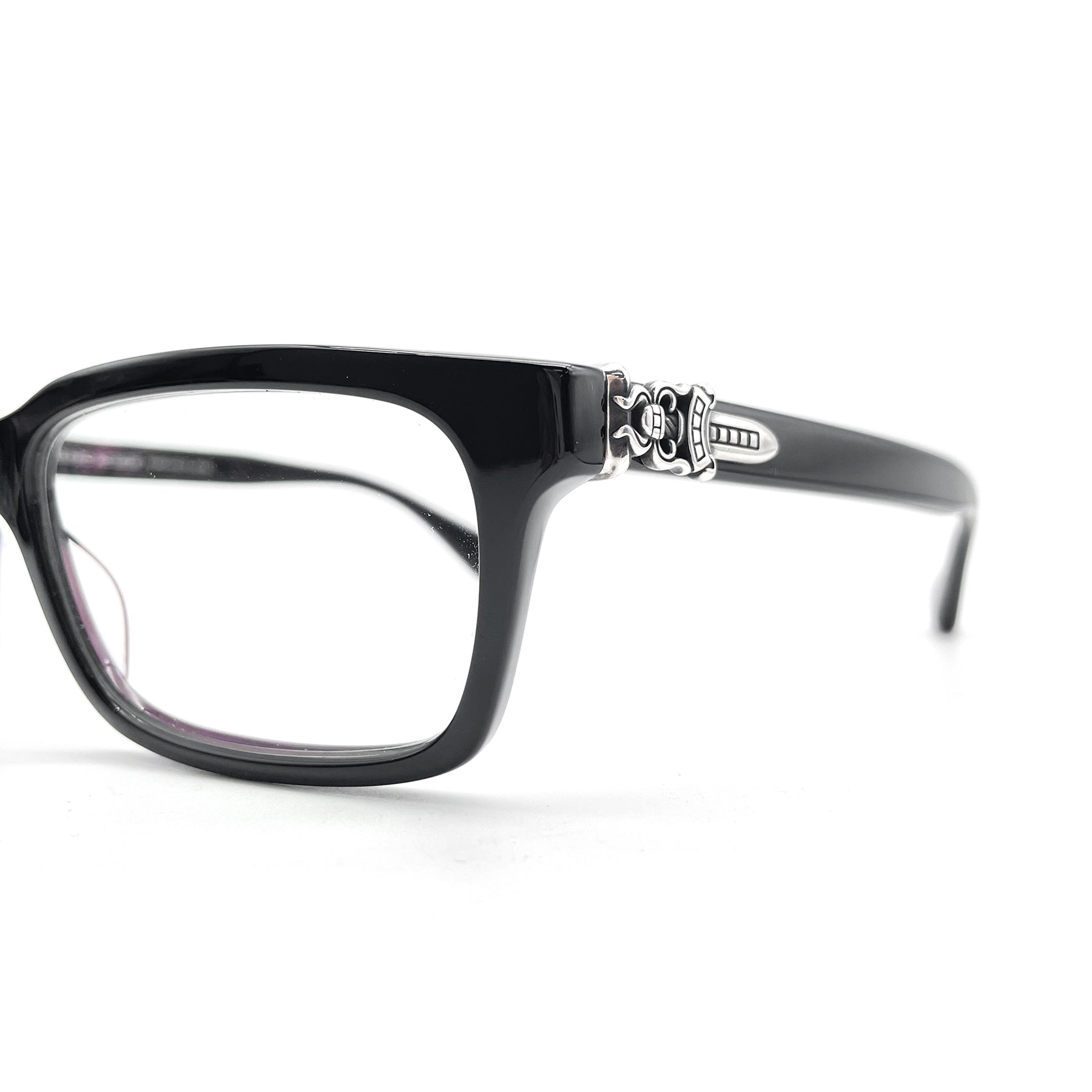 香里奈 クロムハーツ メガネ サングラス RUMPLEFORESKIN Chrome Hearts RUMPLEFORESKIN BK Glasses Frame - SRM – SHENGLI ROAD