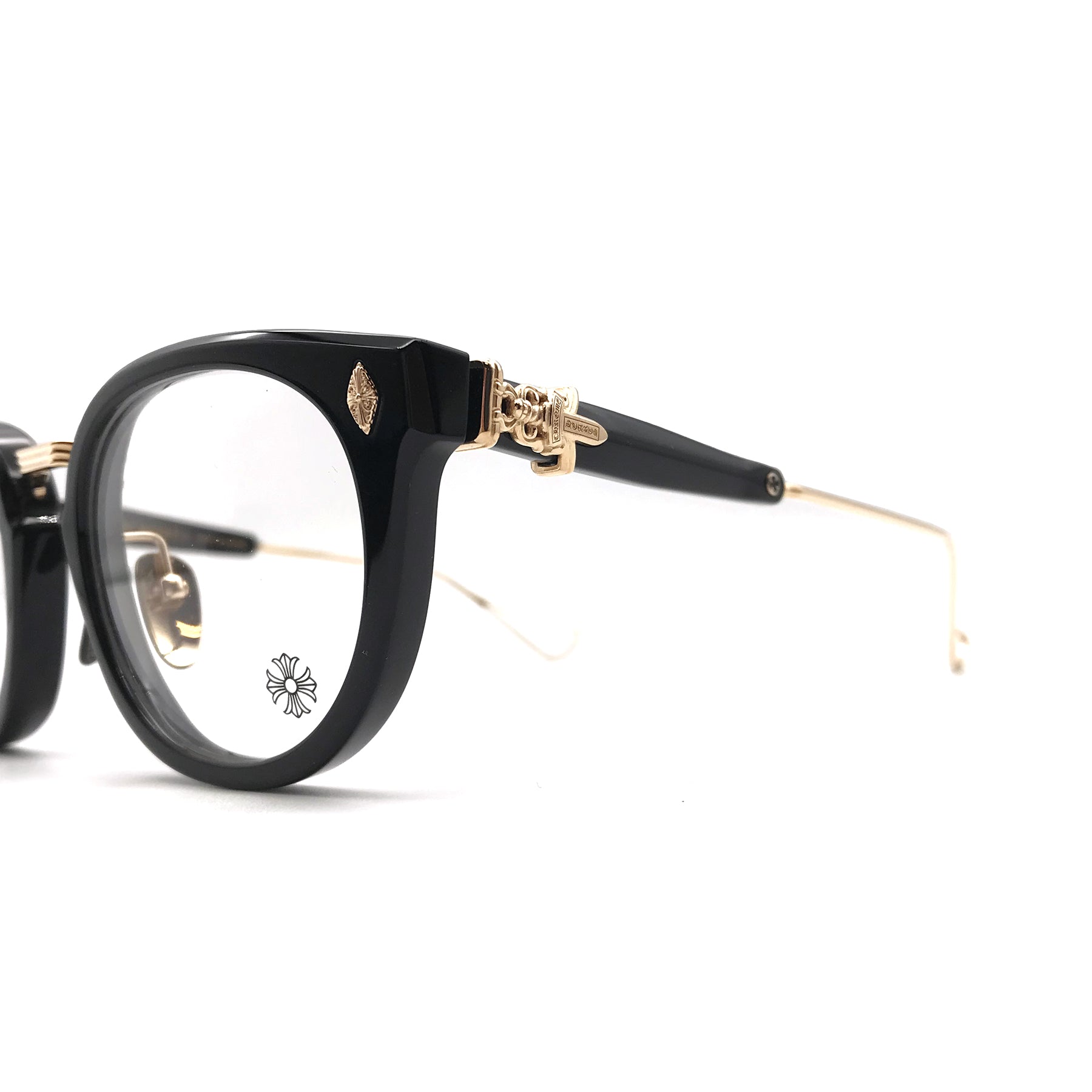 Chrome Hearts Sac BK/GP Dagger Glasses Frame - SRM – SHENGLI ROAD Chrome Hearts Sac BK/GP Dagger Glasses Frame - SRM – SHENGLI ROAD
