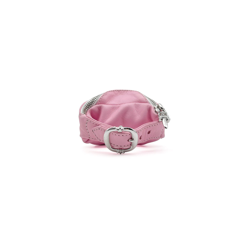 Chrome Hearts Sakura Pink Silver Scroll Wrist Bag - SHENGLI ROAD MARKET