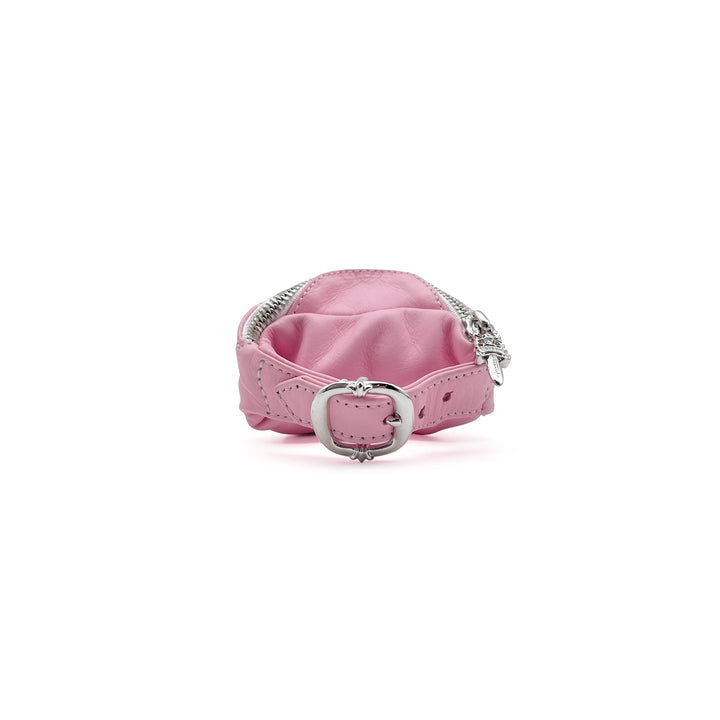 Chrome Hearts Sakura Pink Silver Scroll Wrist Bag - SHENGLI ROAD MARKET