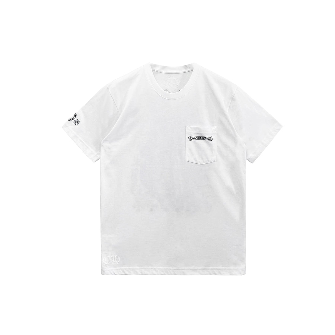 Chrome Hearts Script Dagger Logo Short Sleeve Tee - SHENGLI ROAD MARKET