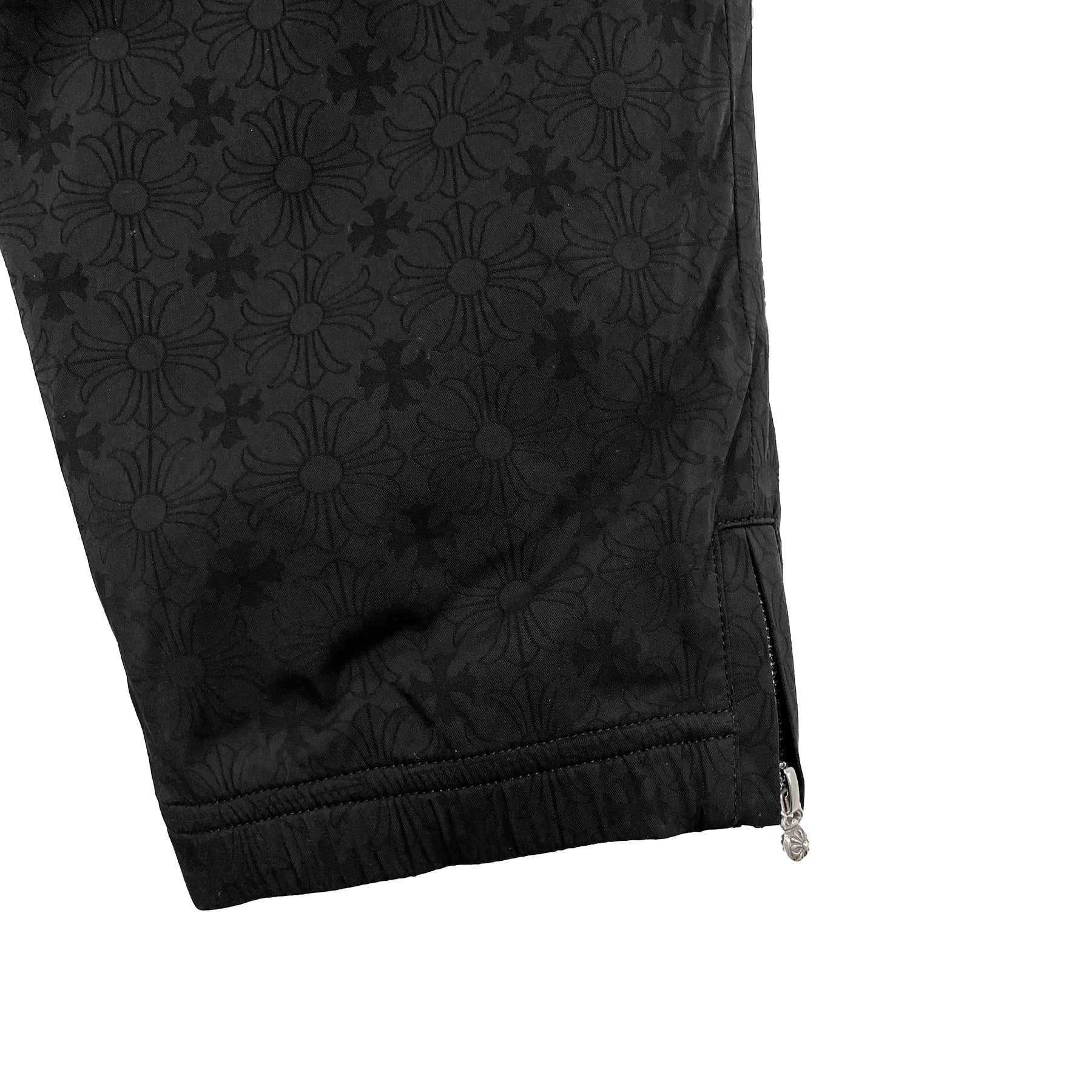 Chrome Hearts Script Cross Pattern Zipper Track Pants – SHENGLI