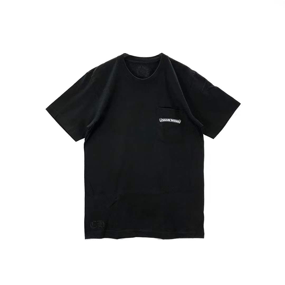 Chrome Hearts Script USA Logo Short Sleeve T-shirt - SHENGLI ROAD MARKET