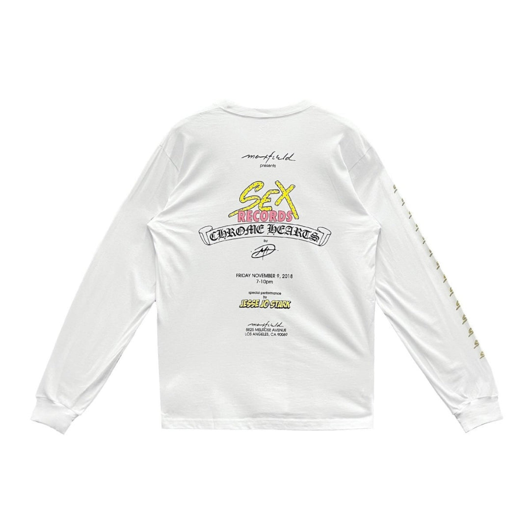 Chrome Hearts Sex Records Maxfield Long Sleeve Tee - SHENGLI ROAD MARKET