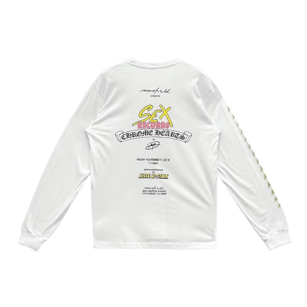 え*ひ様 Chrome Hearts Long sleeve t Chrome Hearts X Sex RecordsXMaxfield Limited Long Sleeve Tee - SRM