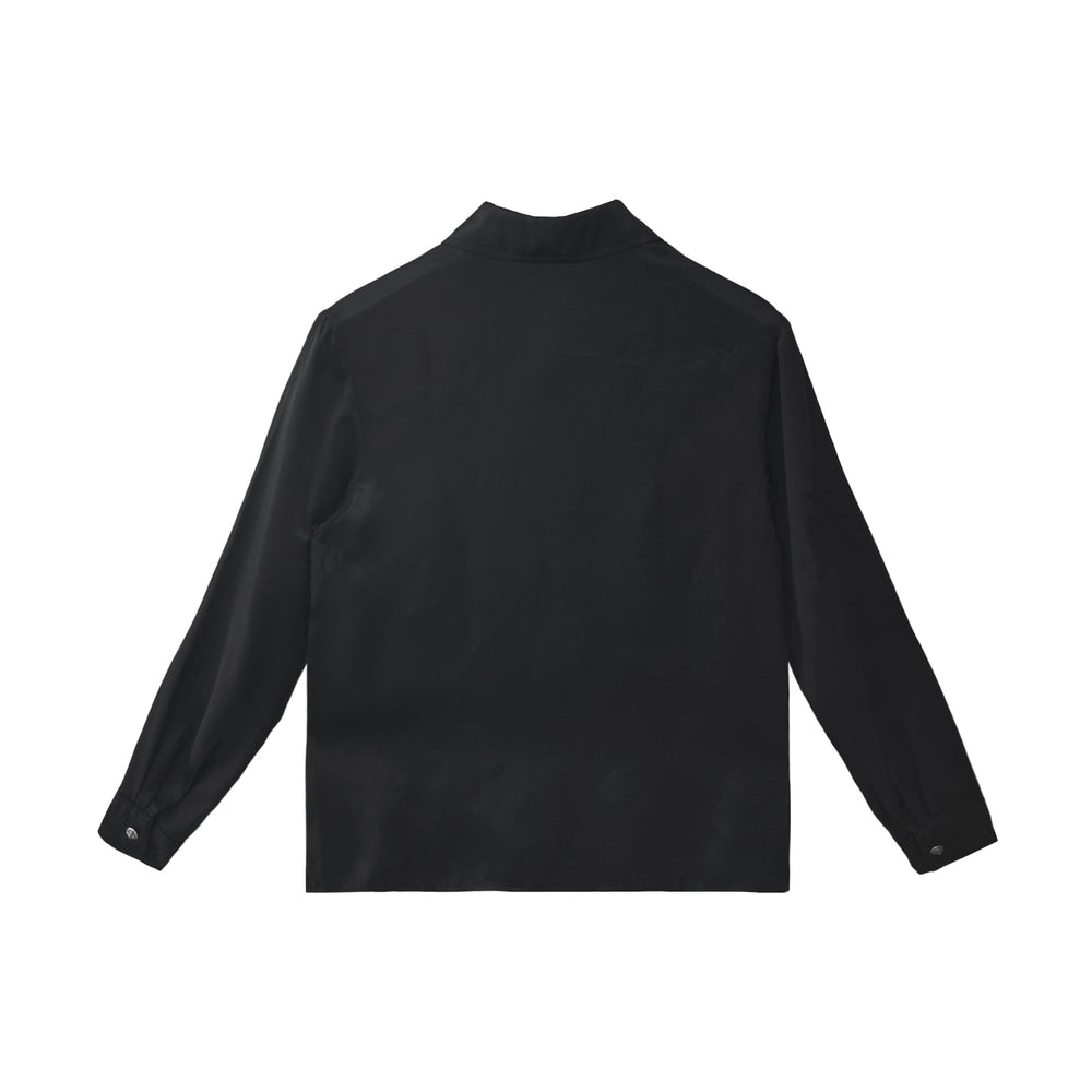 Chrome Hearts Silk Black Shirt - SHENGLI ROAD MARKET