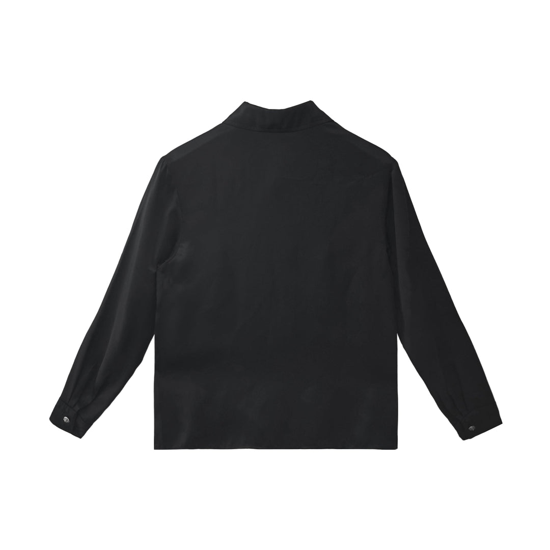 Chrome Hearts Silk Black Shirt - SHENGLI ROAD MARKET