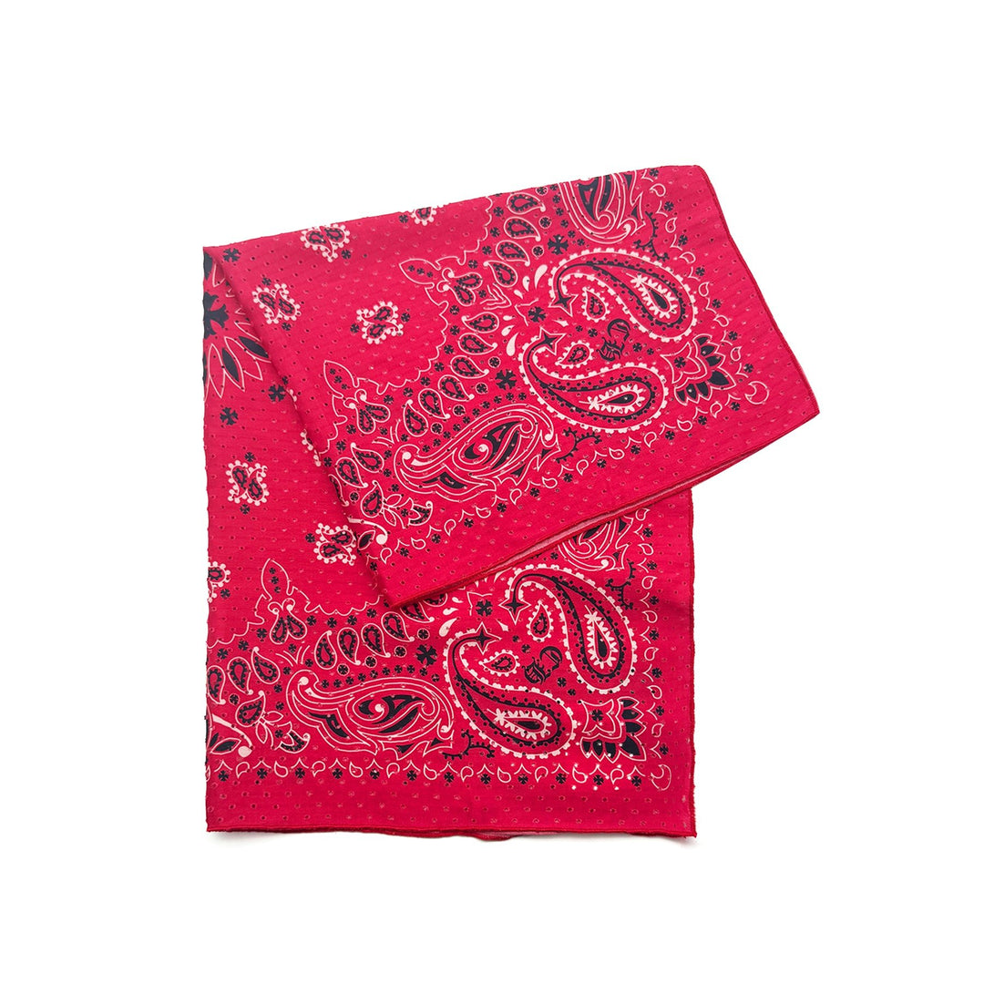 Chrome Hearts Silk Paisley Bandana Scarf - SHENGLI ROAD MARKET