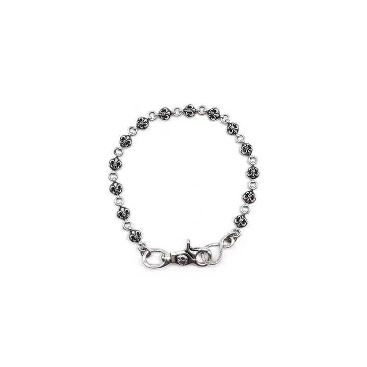 Chrome Hearts Silver 1 Clip BS Fleur Wallet Chain - SHENGLI ROAD MARKET