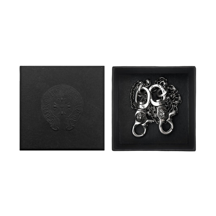 Chrome Hearts Silver 2 Clip Paperchain Wallet Chain - SHENGLI ROAD MARKET