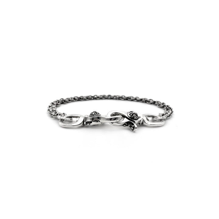 Chrome Hearts Silver 2 Clip Paperchain Wallet Chain - SHENGLI ROAD MARKET