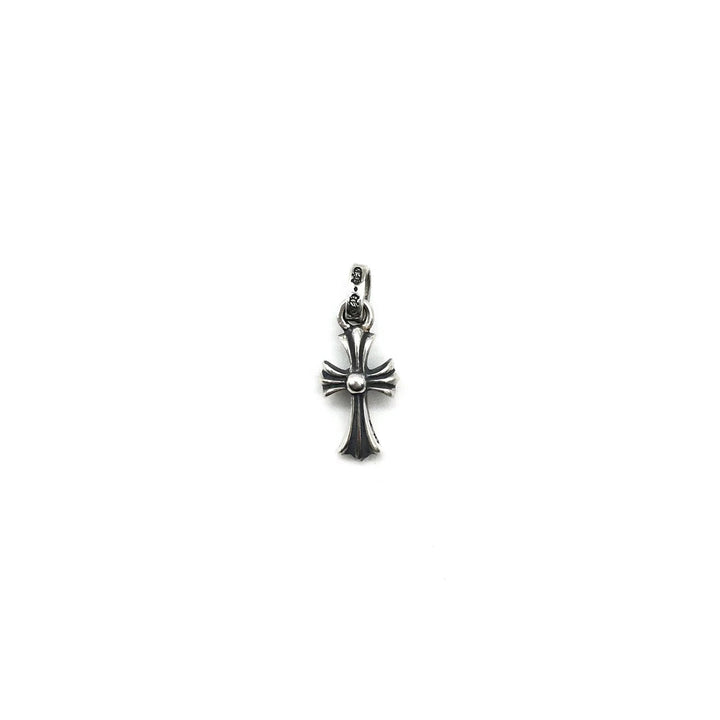 Chrome Hearts Silver Babyfat Cross Charm Pendant - SHENGLI ROAD MARKET