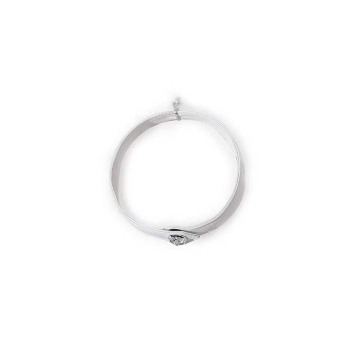 Chrome Hearts Silver Babyfat Cross Pendant Leather Choker - SHENGLI ROAD MARKET