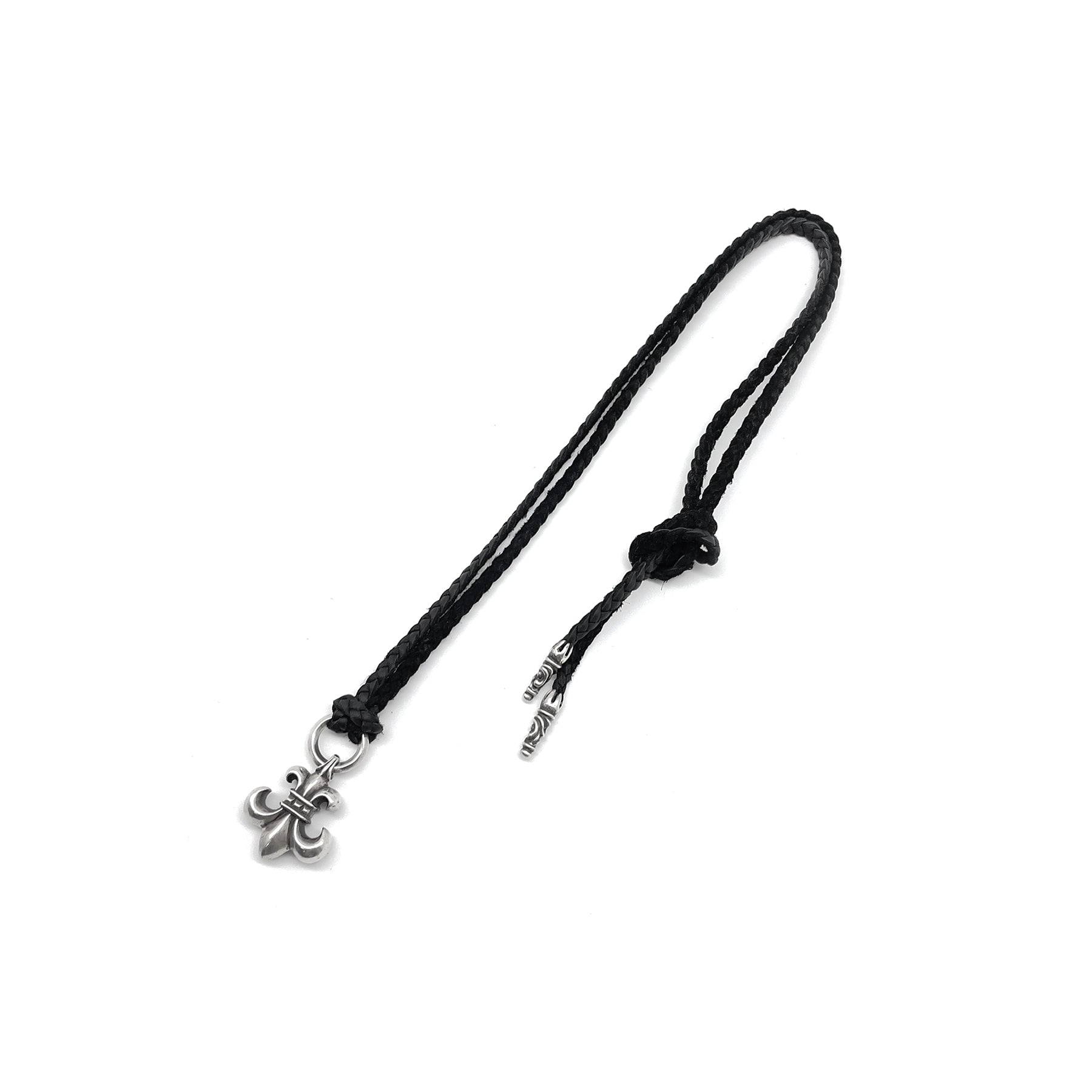 CHROME HEARTS LEATHER BRAID クロムハーツ レザーブレードスクロール