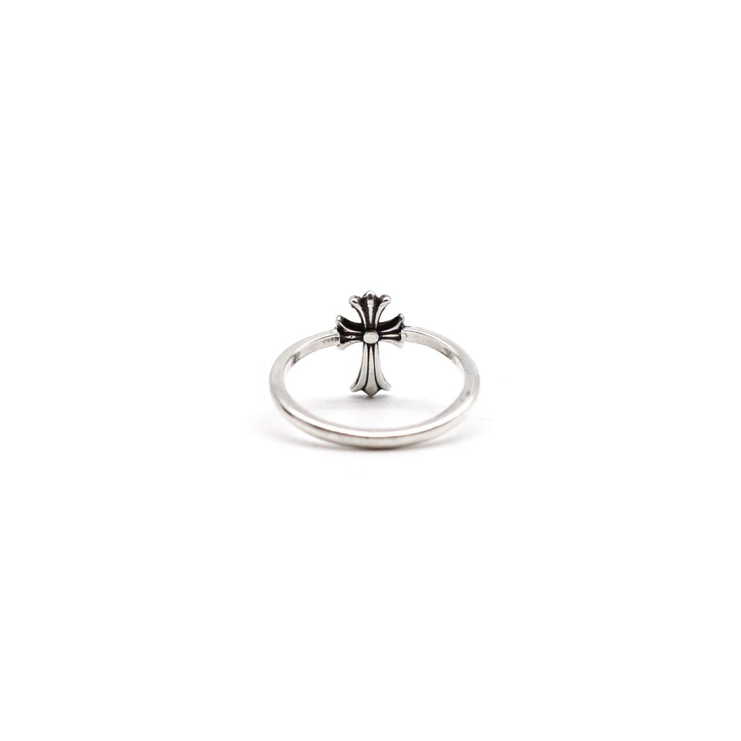 Chrome Hearts Silver Bubblegum Cross Plus Ring - SHENGLI ROAD MARKET