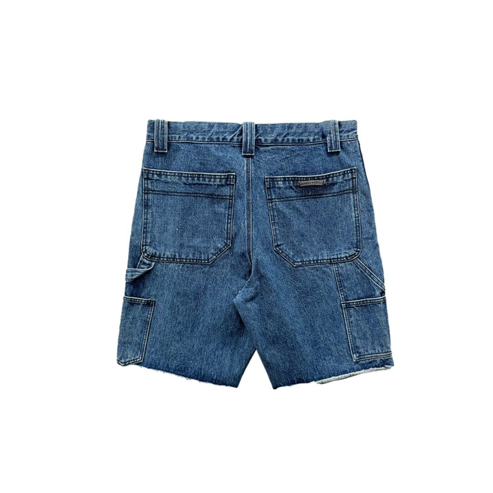 Chrome Hearts Silver Button Denim Carpenter Shorts - SHENGLI ROAD MARKET