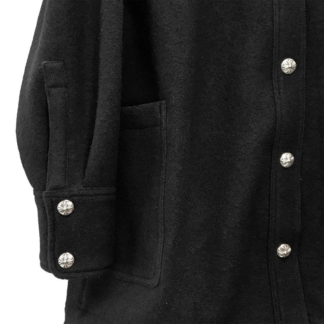 Chrome Hearts Silver Button Double Pocket Long Lola Coat - SHENGLI ROAD MARKET