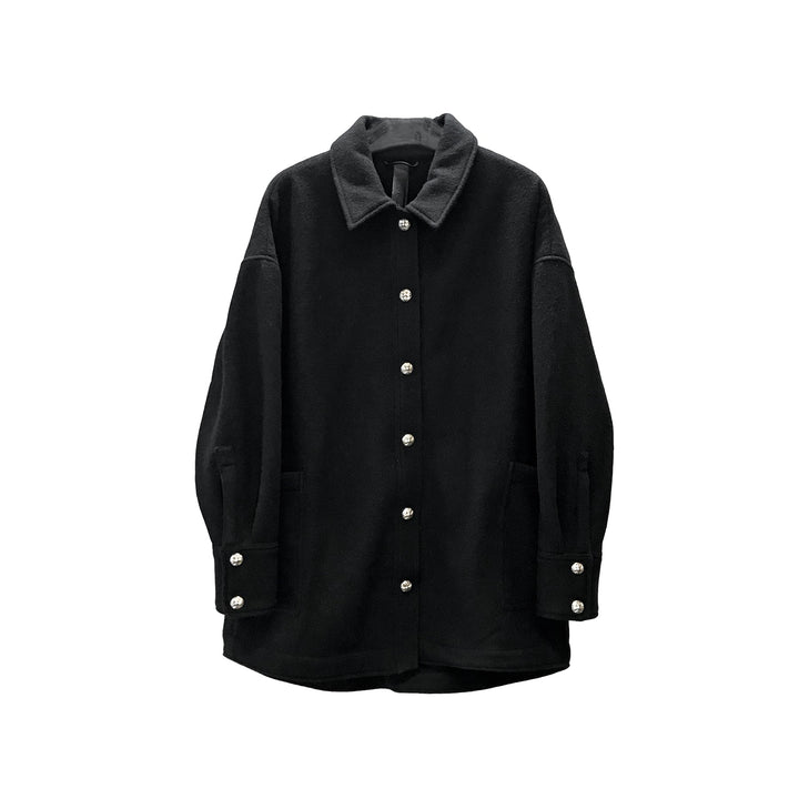Chrome Hearts Silver Button Double Pocket Long Lola Coat - SHENGLI ROAD MARKET