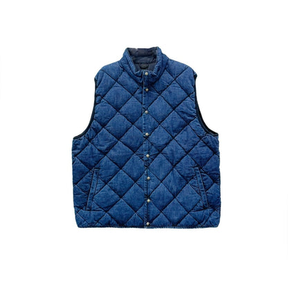 Chrome Hearts Silver Button Garage Washed Denim Vest - SHENGLI ROAD MARKET