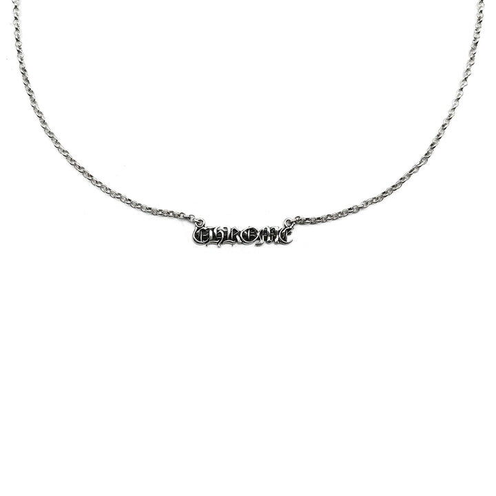 Chrome Hearts Silver Chrome Letter Necklace - SHENGLI ROAD MARKET