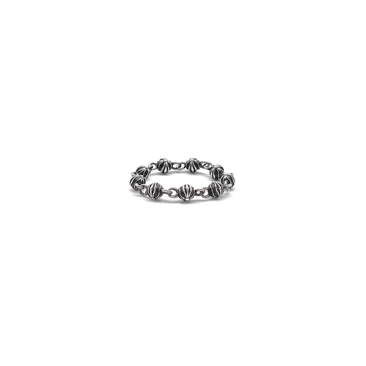 Chrome Hearts Silver Cross Ball Ring - SHENGLI ROAD MARKET