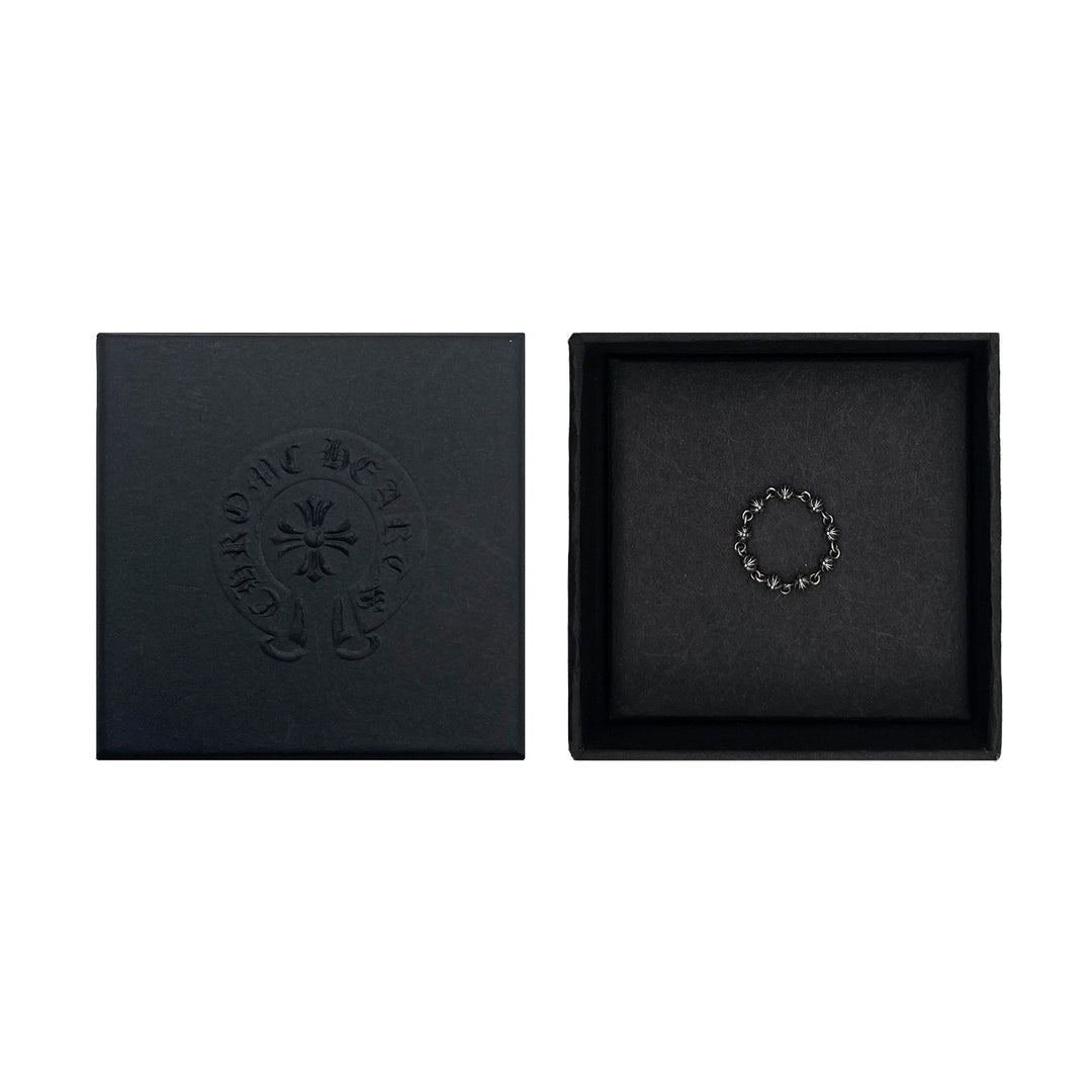 Chrome Hearts Silver Cross Ball Ring - SHENGLI ROAD MARKET