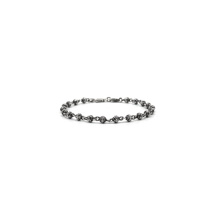 Chrome Hearts Silver Cross Bead Bracelet - SHENGLI ROAD MARKET