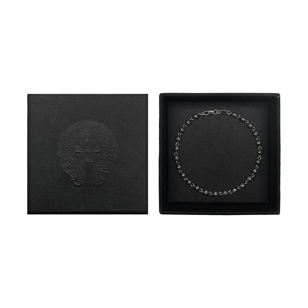 Chrome Hearts Silver Cross Bead Bracelet - SHENGLI ROAD MARKET