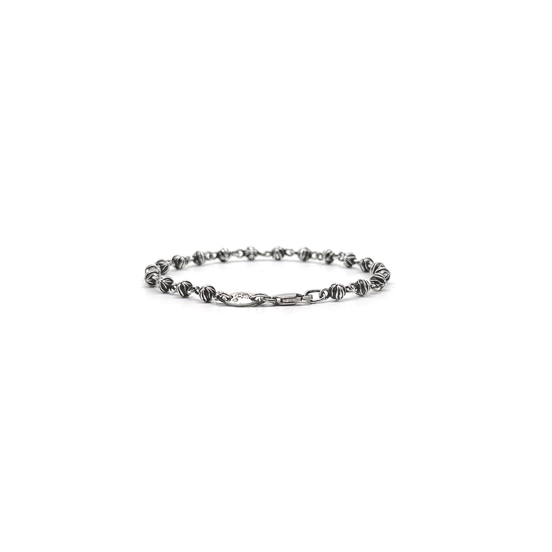 Chrome Hearts Silver Cross Bead Bracelet - SHENGLI ROAD MARKET