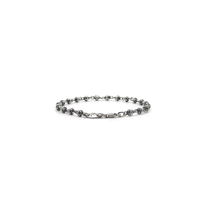 Chrome Hearts Silver Cross Bead Bracelet - SHENGLI ROAD MARKET