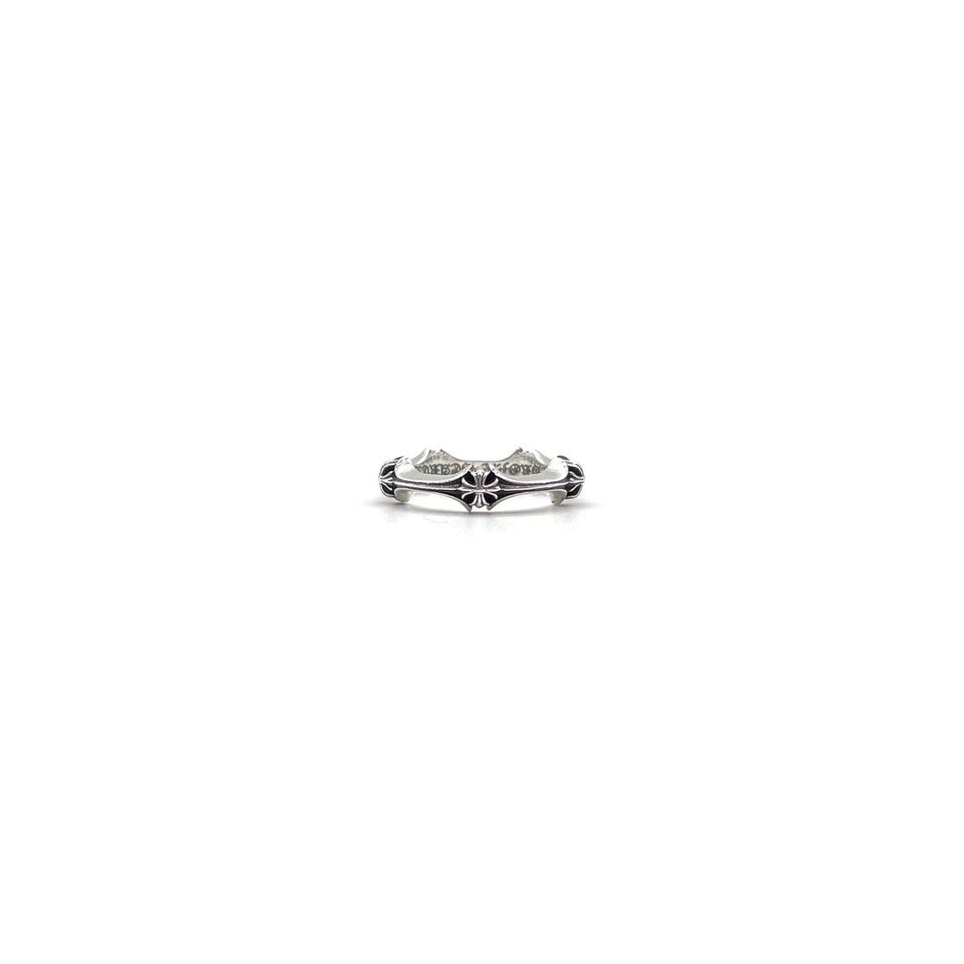 Chrome Hearts Silver Cross Bone Tail Ring - SHENGLI ROAD MARKET