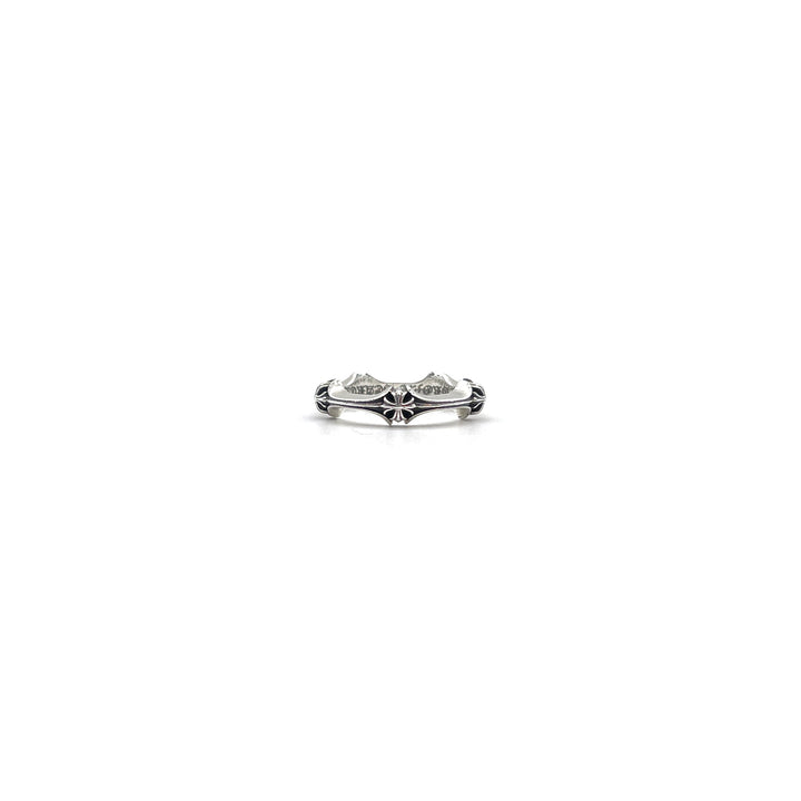 Chrome Hearts Silver Cross Bone Tail Ring - SHENGLI ROAD MARKET