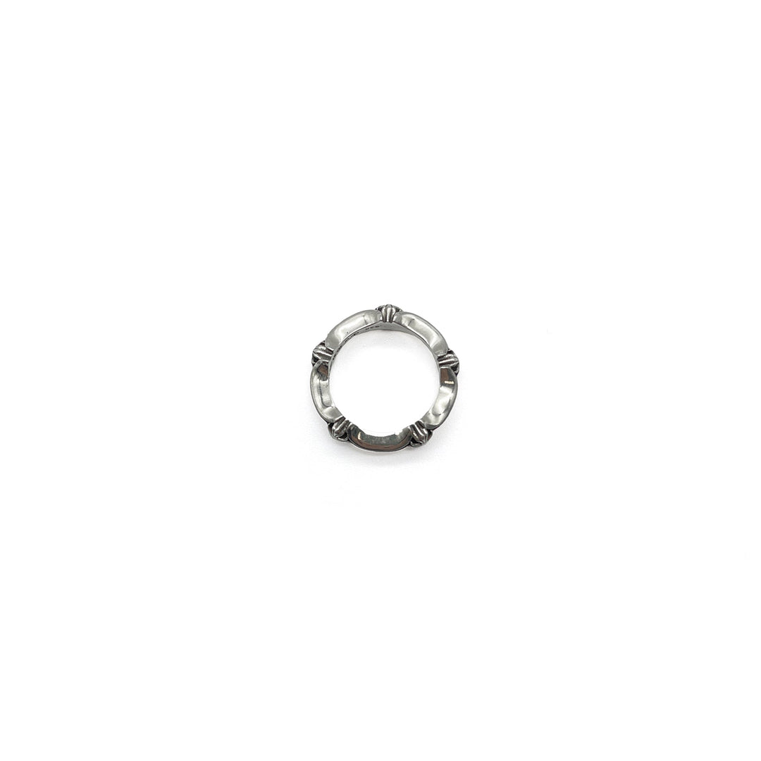 Chrome Hearts Silver Cross Bone Tail Ring - SHENGLI ROAD MARKET