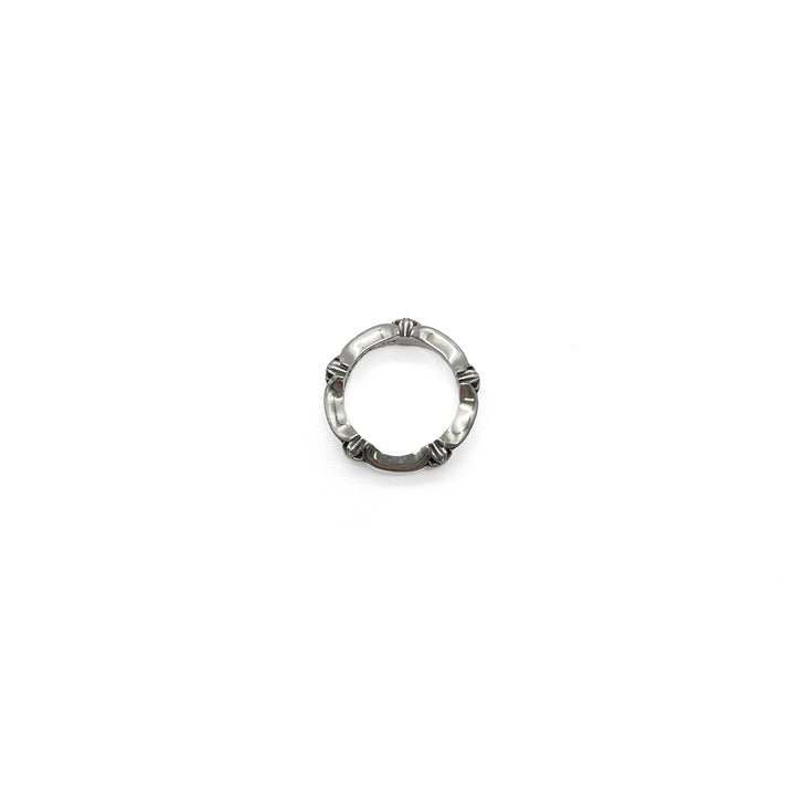 Chrome Hearts Silver Cross Bone Tail Ring - SHENGLI ROAD MARKET