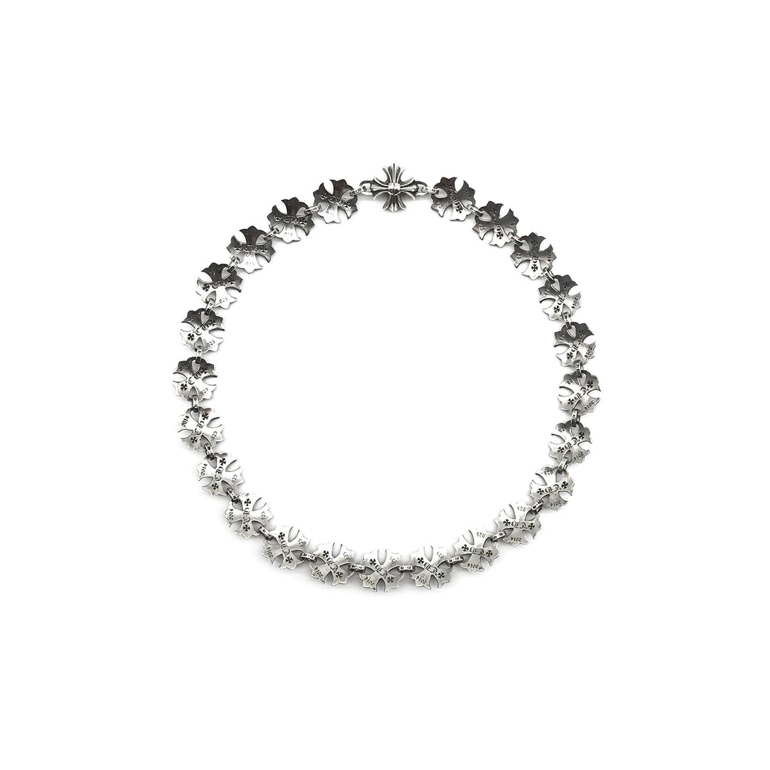 Chrome Hearts Silver Cross Collarbone Chain Necklace - SHENGLI ROAD MARKET