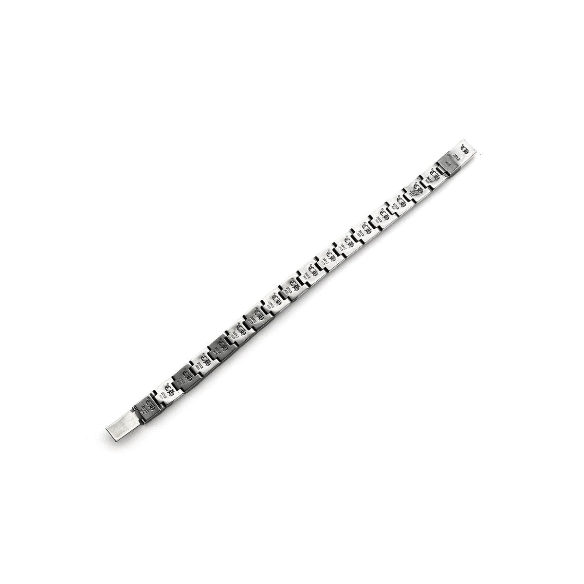 Chrome Hearts Silver Cross Diamonds Pyramid Hinged Plus