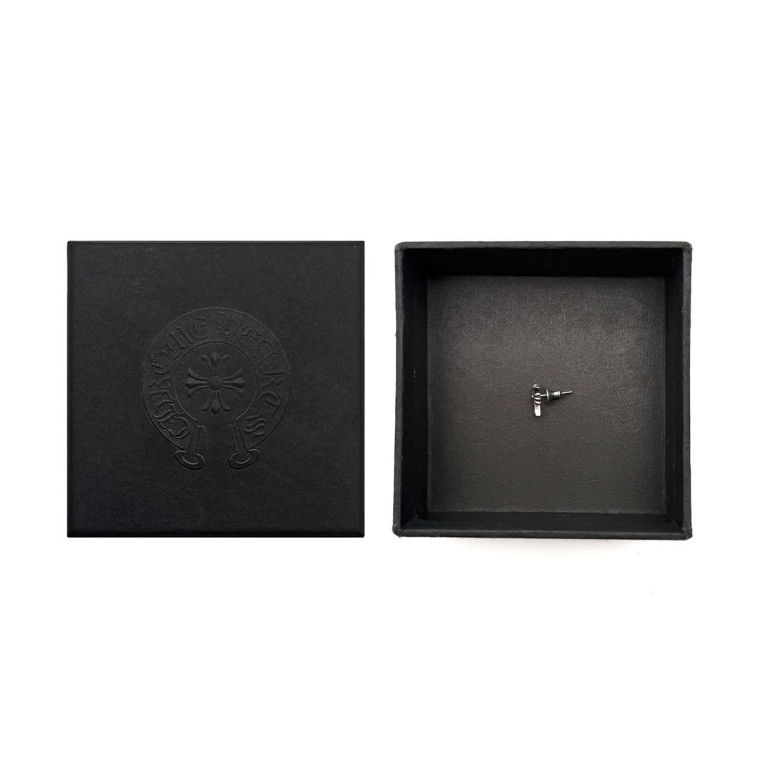 Chrome Hearts Silver Cross Earring Stud - SHENGLI ROAD MARKET