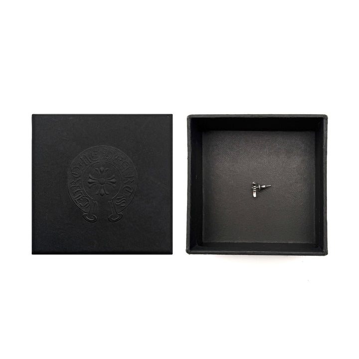 Chrome Hearts Silver Cross Earring Stud - SHENGLI ROAD MARKET