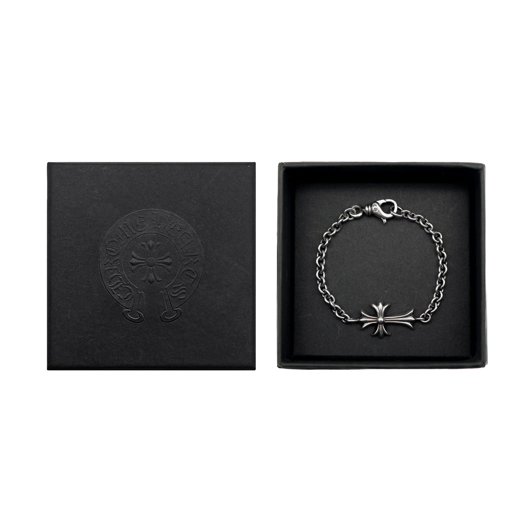 Chrome Hearts Silver Cross Ne Chain Lobster Clip Bracelet - SHENGLI ROAD MARKET