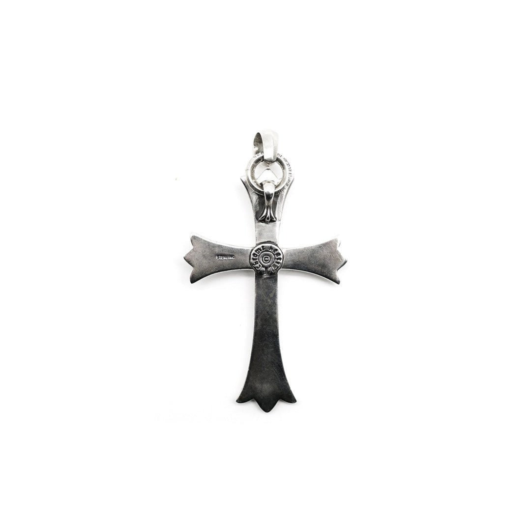 Chrome Hearts Silver Large Cross Pendant