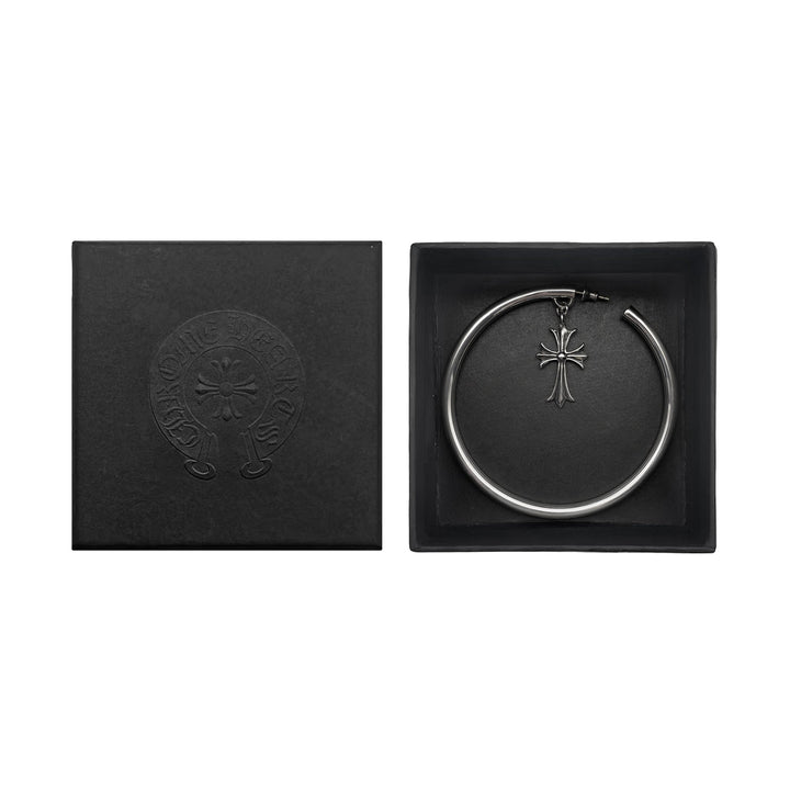 Chrome Hearts Silver Cross Pendant Earring Hoop - SHENGLI ROAD MARKET