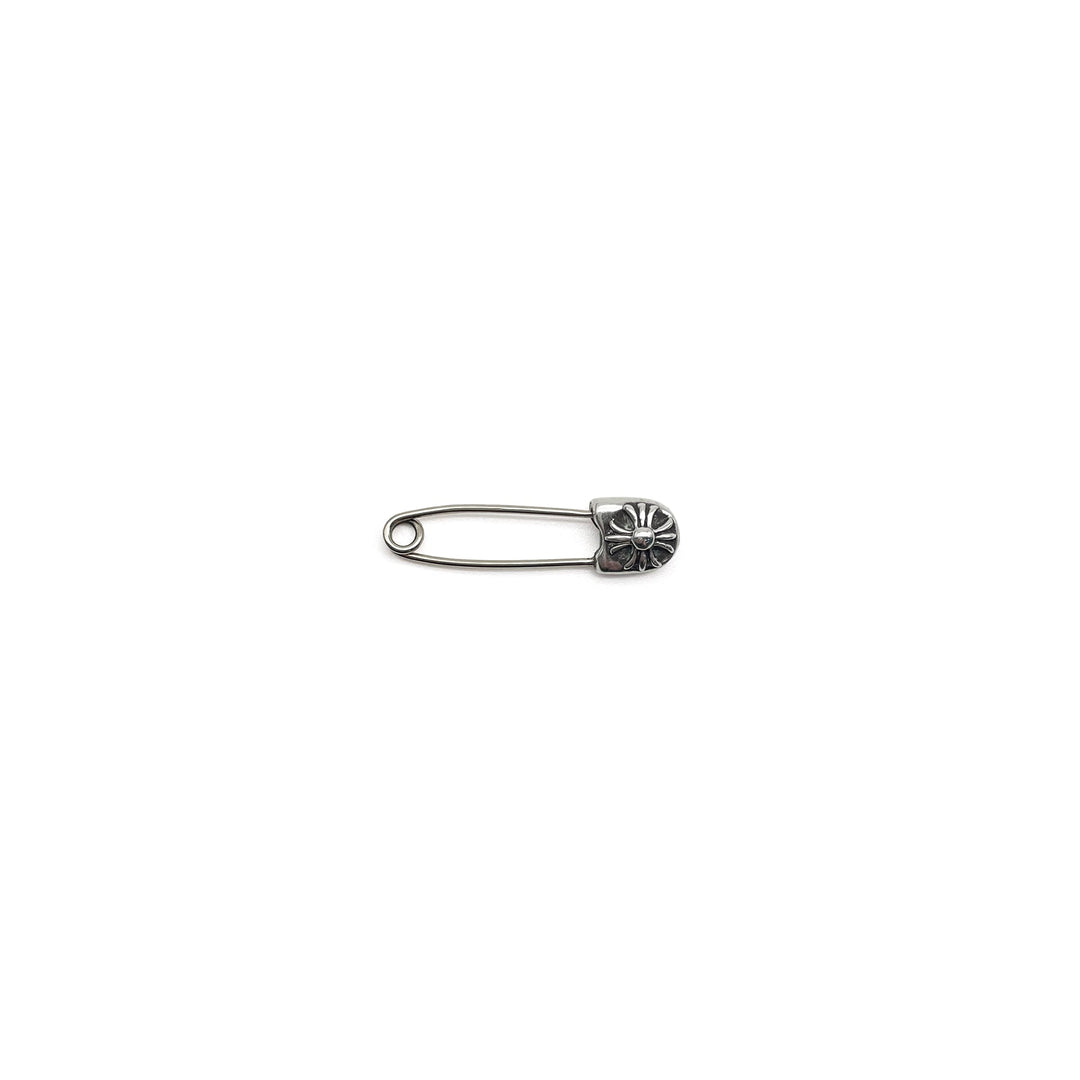 Chrome Hearts Silver Cross Safety Pin - SHENGLI ROAD MARKET
