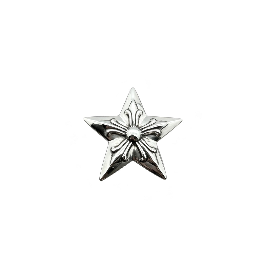 Chrome Hearts Silver Cross Star Pendant - SHENGLI ROAD MARKET