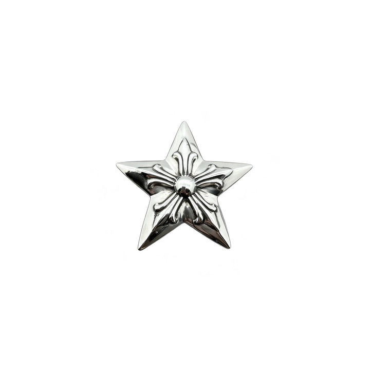 Chrome Hearts Silver Cross Star Pendant - SHENGLI ROAD MARKET