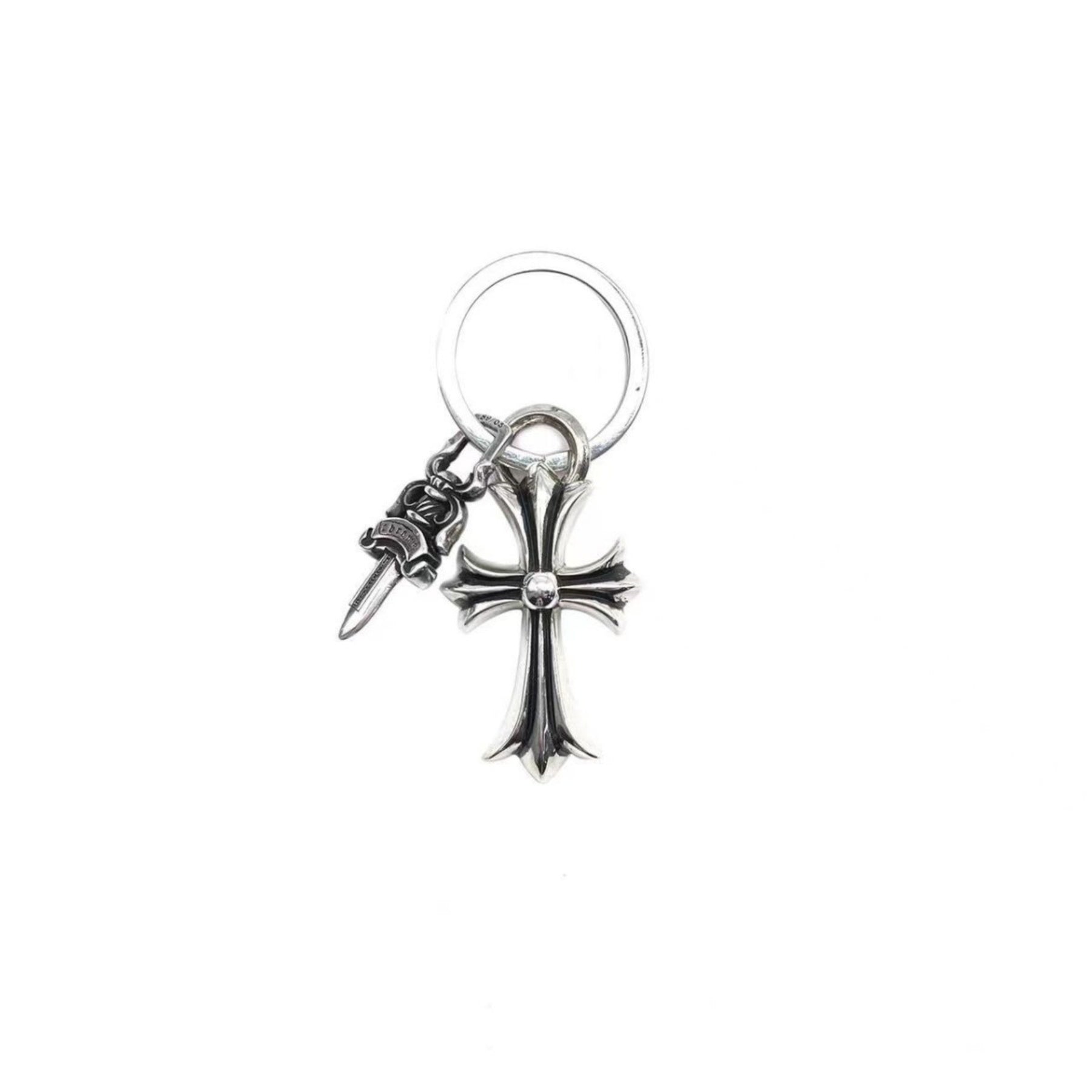 Chrome Hearts 925 Silver Cross&Dagger Keychain- SRM – SHENGLI ROAD