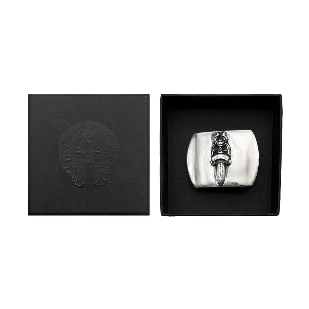 Chrome Hearts Silver Dagger Belt Buckle - SHENGLI ROAD MARKET